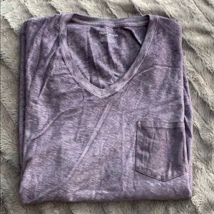 ⭐️2/$30 DKNY Jeans smoked purple cotton tee XXL